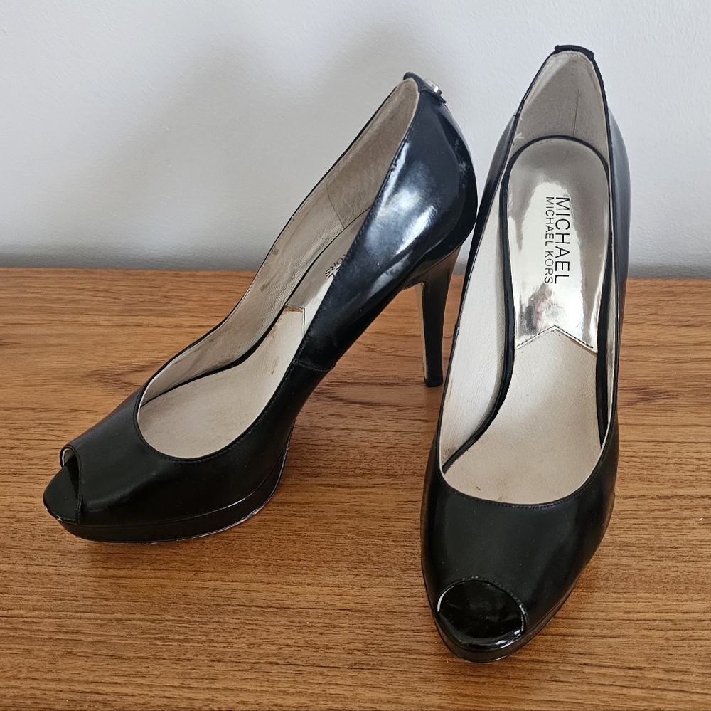 Michael Kors Sleek Black Heels